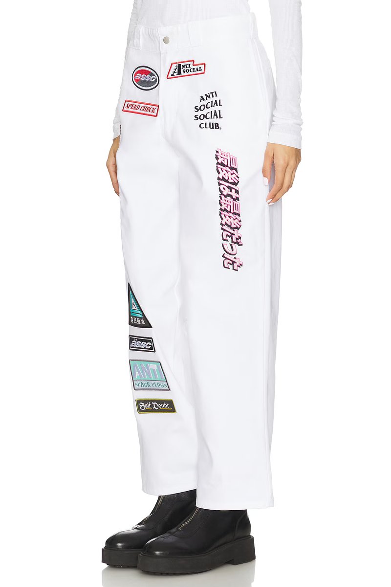 revolve Patched Up Racing Pants - 3