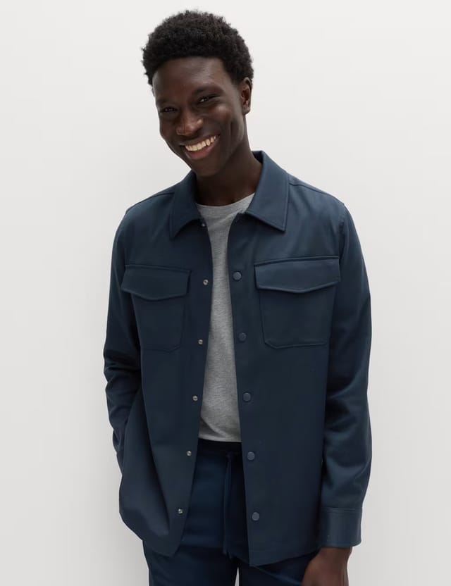 Marks & Spencer M&S Shacket Navy - 2
