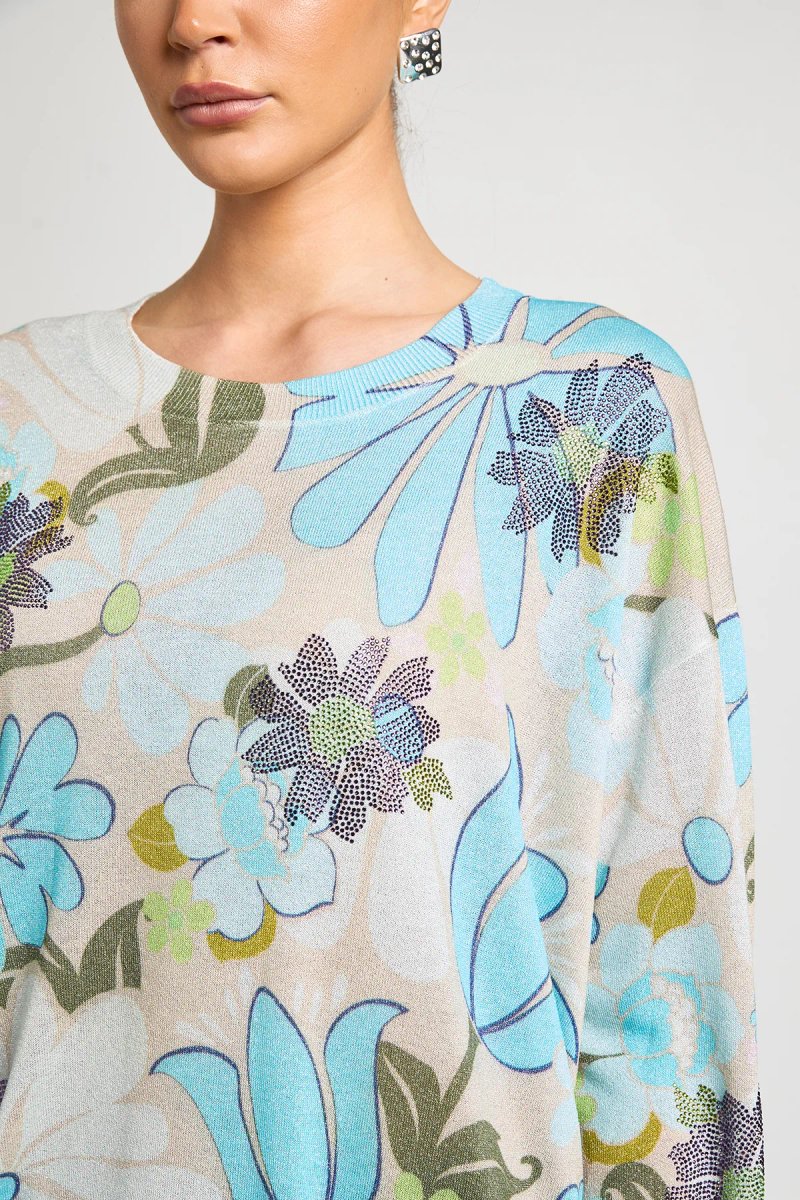 Debenhams Debenhams Women's Ashish Retro Floral Jumper With Hotfix - 2