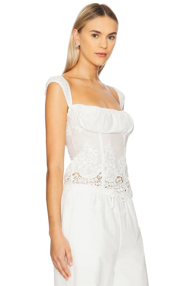 revolve Wide Strap Ruched Cup Corset - 2