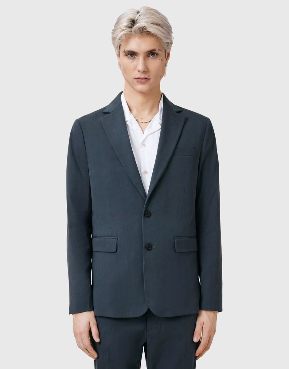ASOS ASOS Allsaints Bay Blazer in Slate Blue