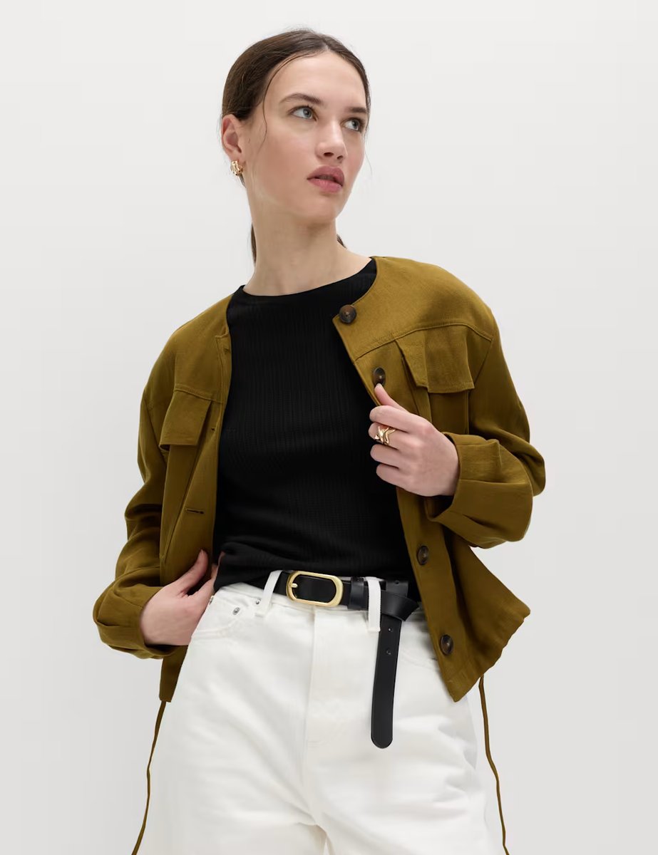 Marks & Spencer M&S Pointelle Slim Fit Knitted Top Black - 3