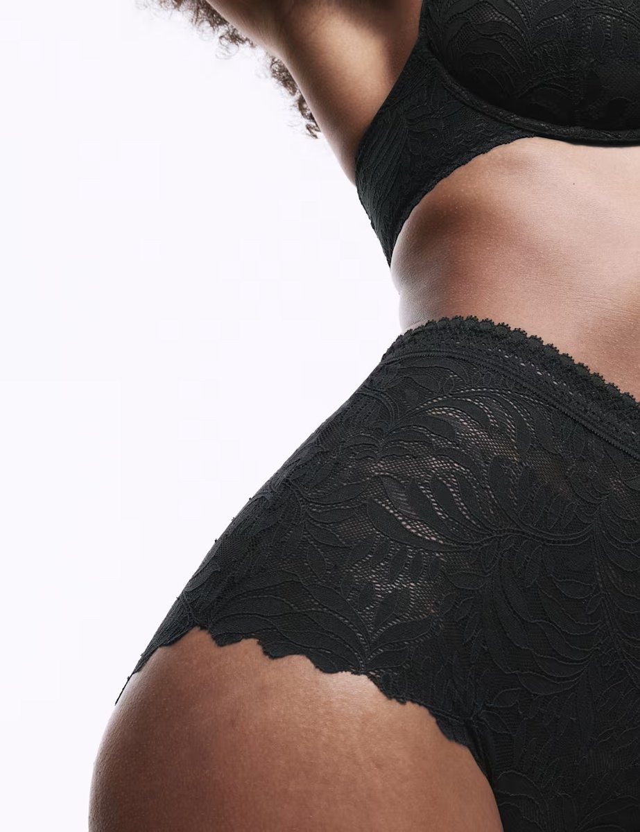 Marks & Spencer M&S 3pk Flexifit™ Lace Full Briefs Black - 4