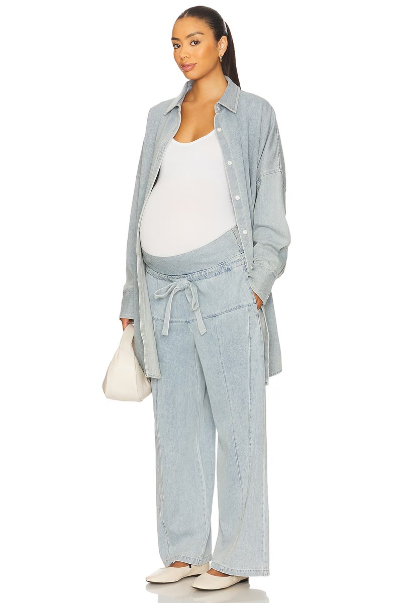 revolve Denim Oversized Shirt Dress - 4