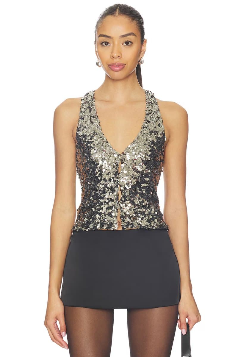 revolve x REVOLVE Faye Shine Vest