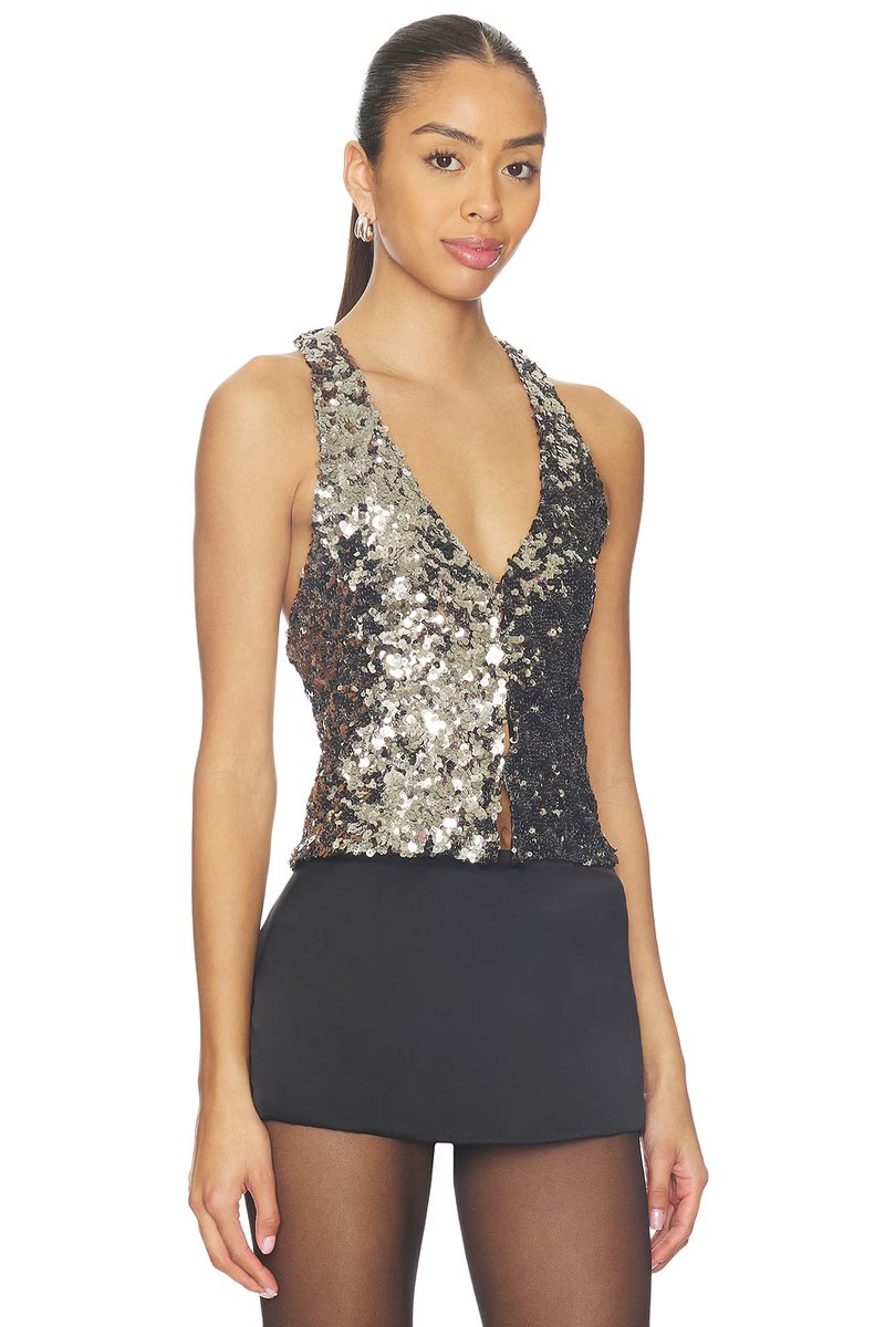 revolve x REVOLVE Faye Shine Vest - 2