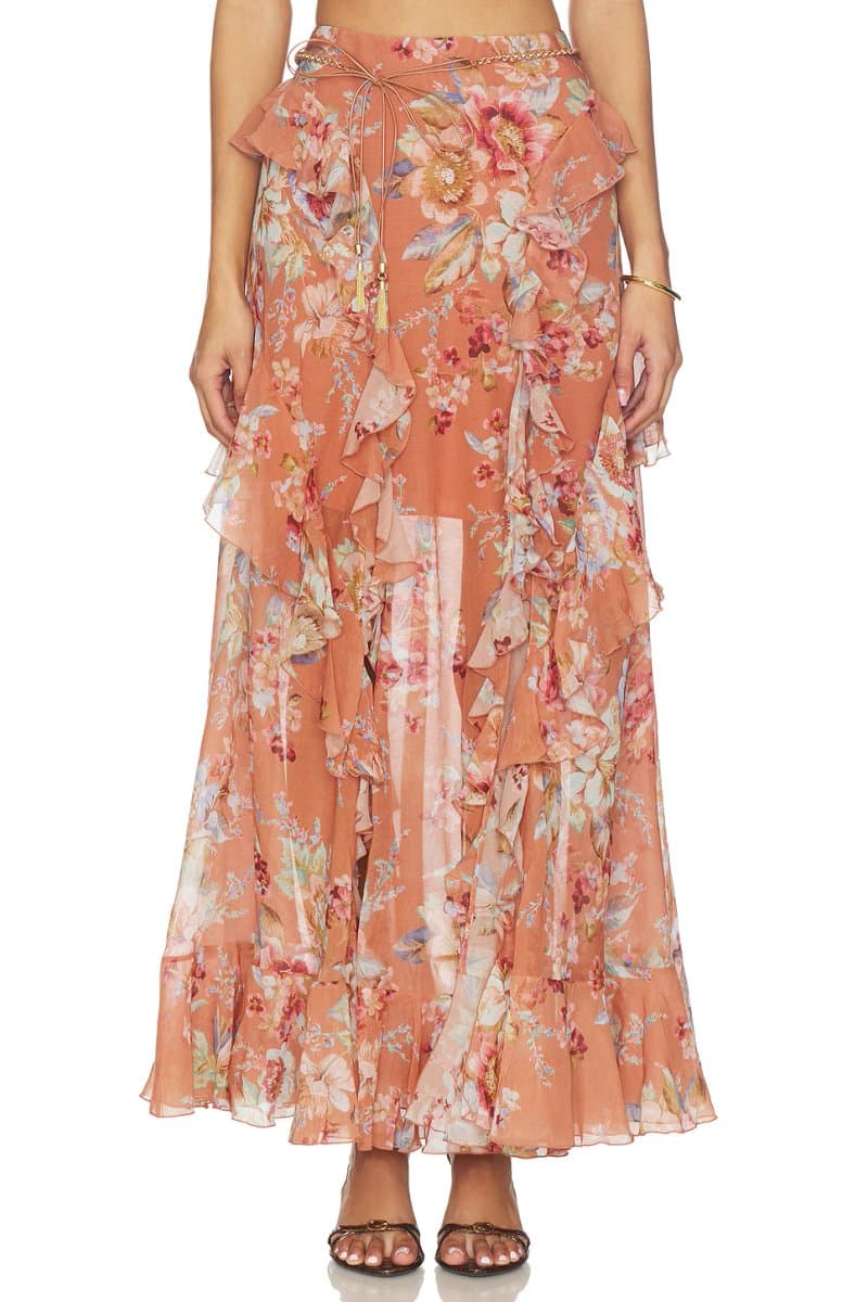 revolve Awaken Ruffle Skirt