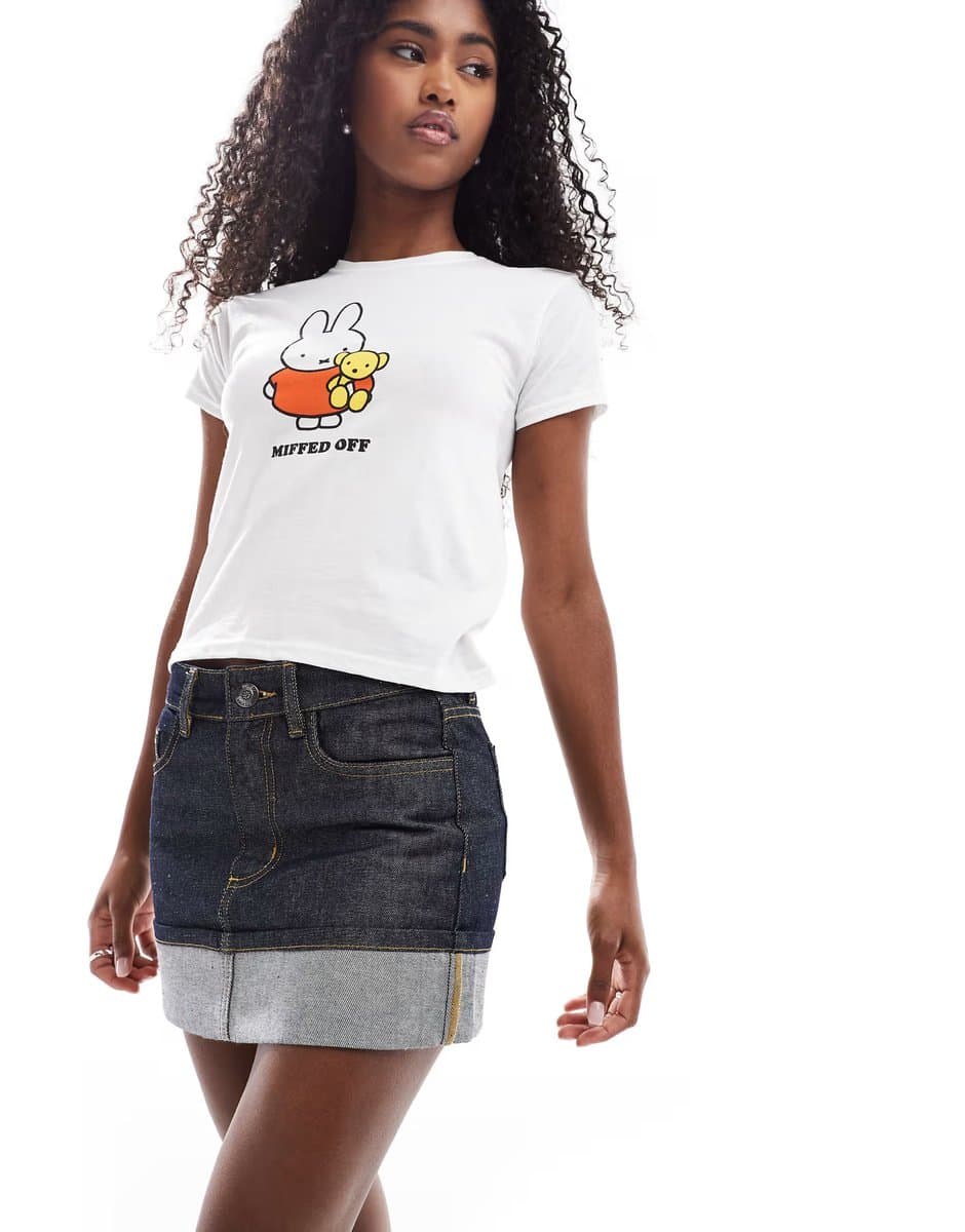 ASOS ASOS Denim Mini Skirt