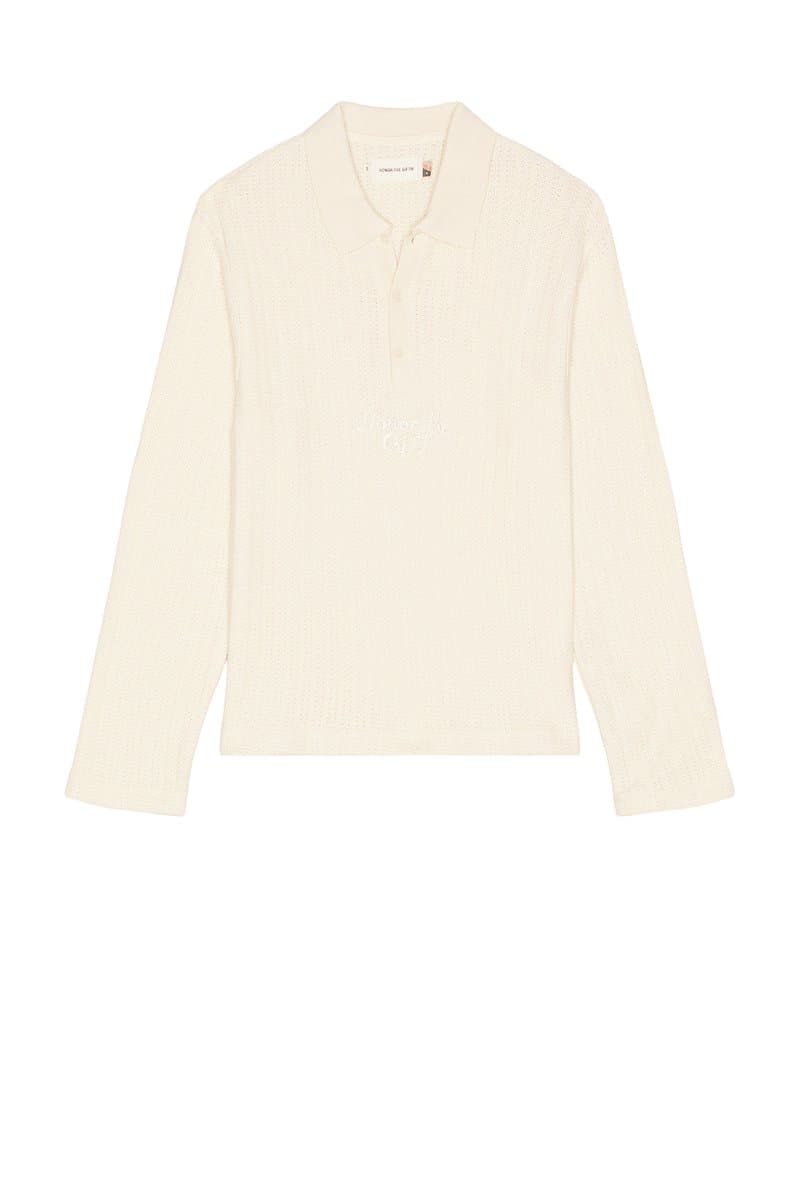 revolve Long Sleeve Knit Polo