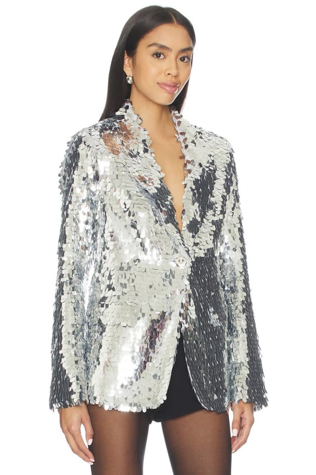revolve Leon Sequin Blazer - 2
