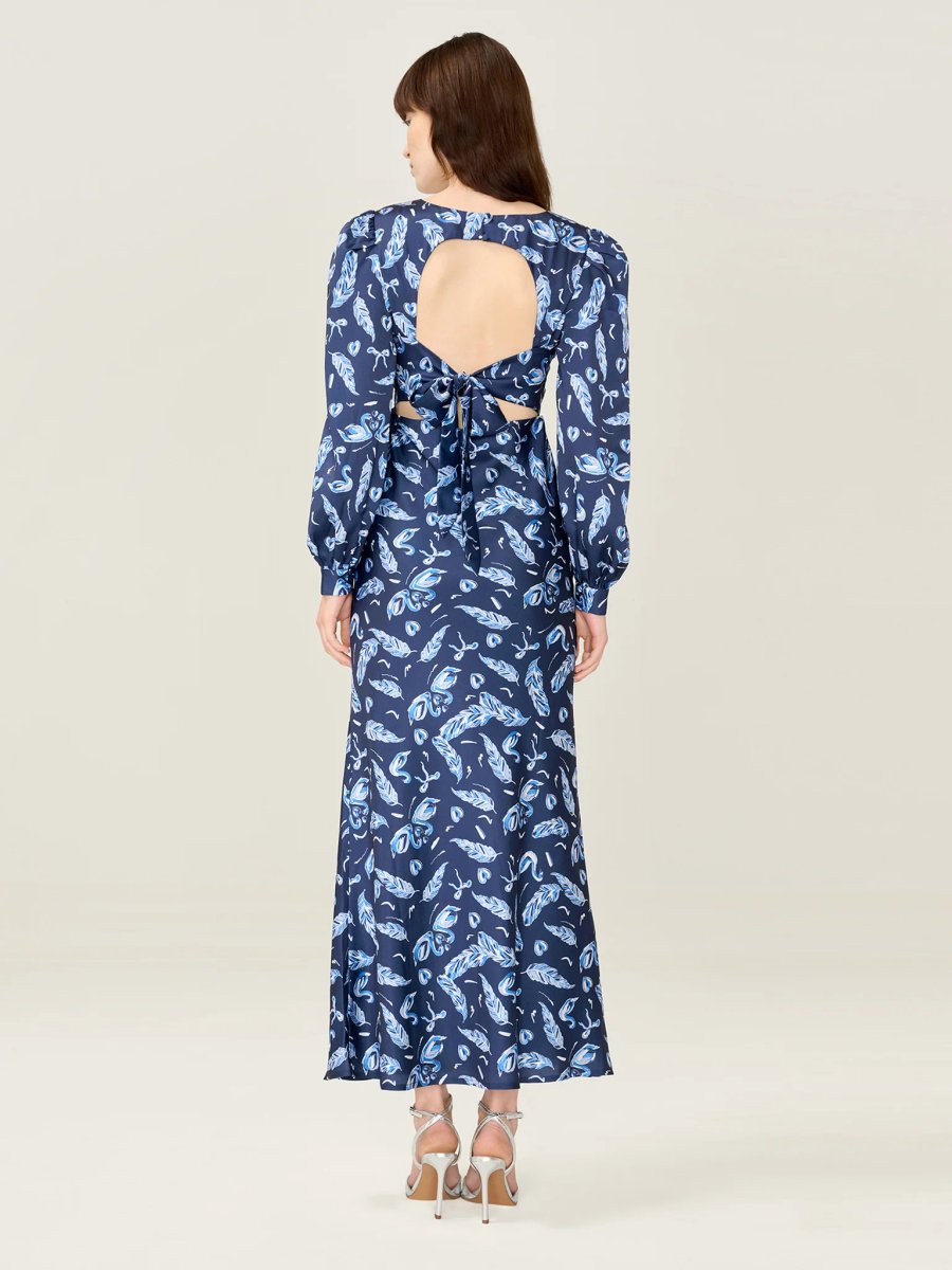 OMNES Francoise Dress in Swan Print - 2