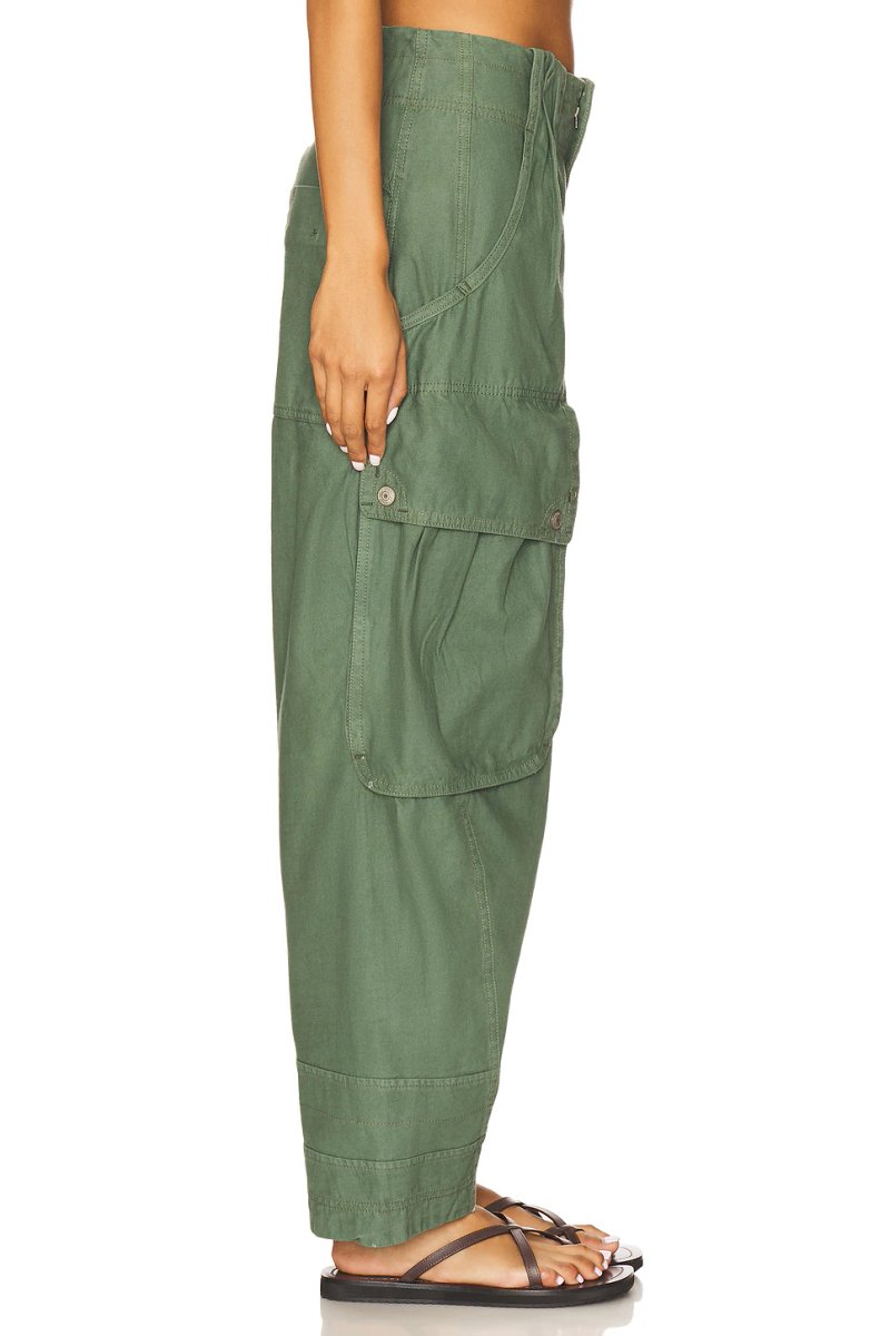 revolve x We The Free Brentwood Slouch Pant In Aged Green - 3