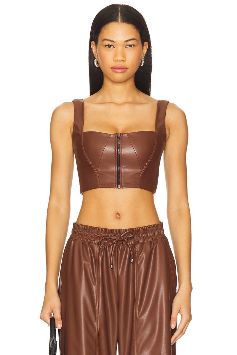 revolve Leather Bustier