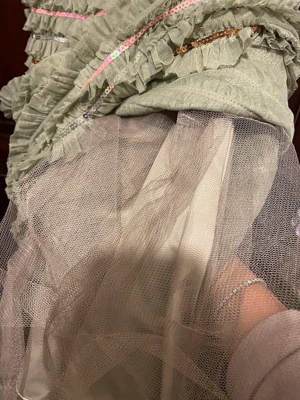 ASOS ASOS Luxe Chiffon and Sequin strapless dress - 3