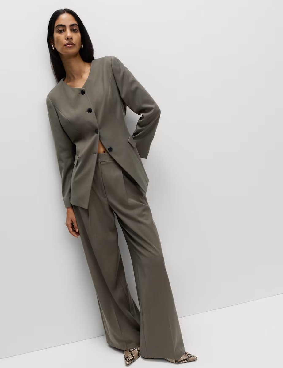 Marks & Spencer M&S Collarless Jacket Mole - 2