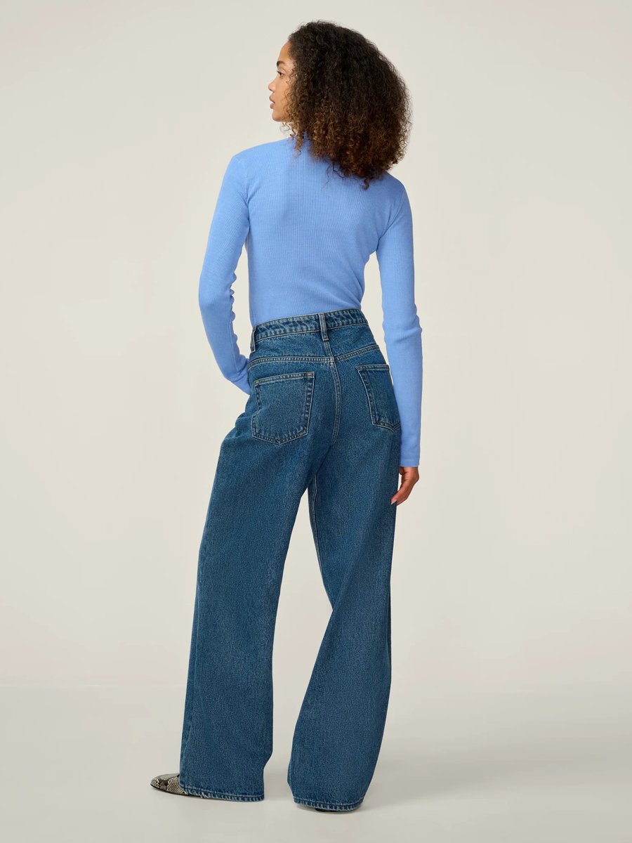 OMNES North Mock Top in Azurine - 4