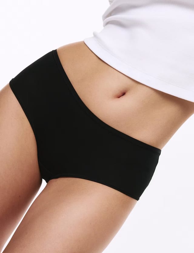 Marks & Spencer M&S 5pk Microfibre Low Rise Shorts Black - 3