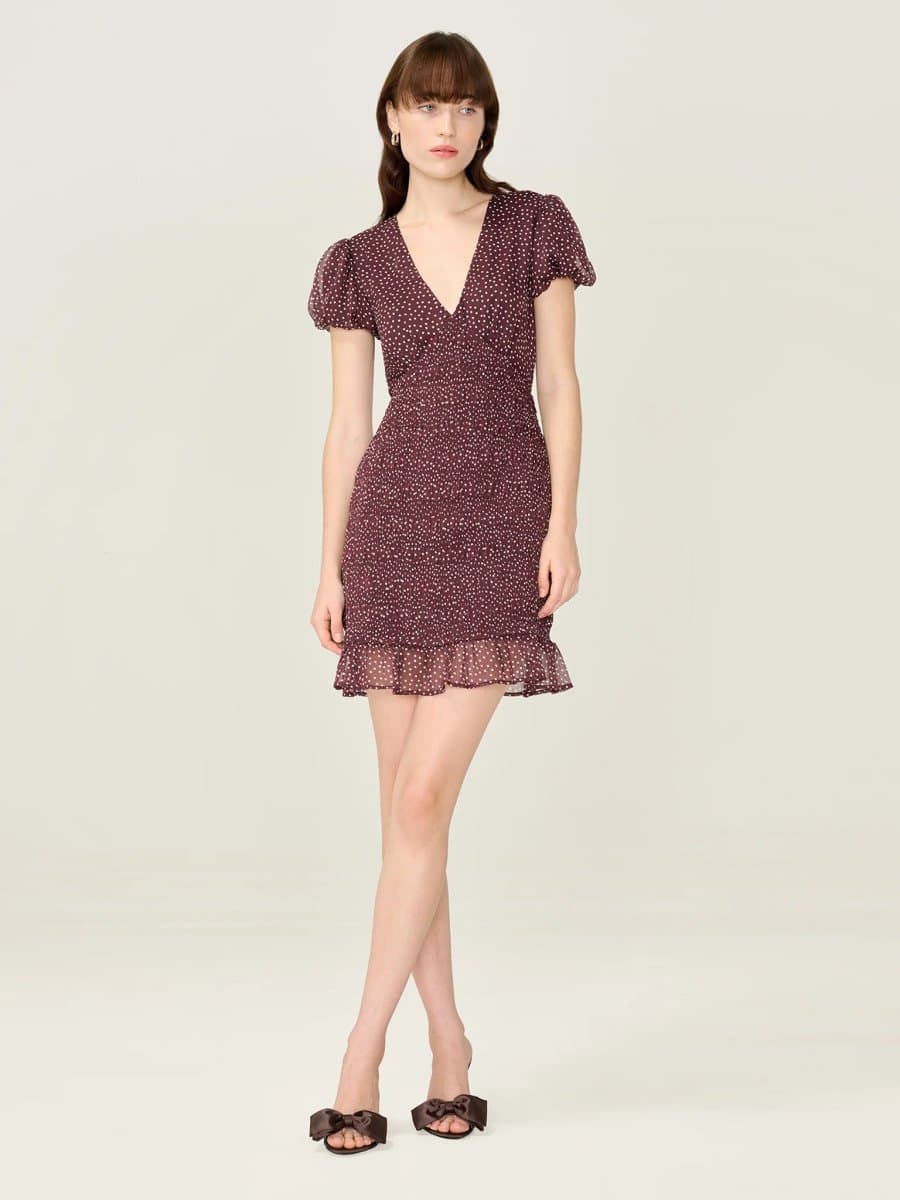 OMNES Kristen Dress in Chocolate