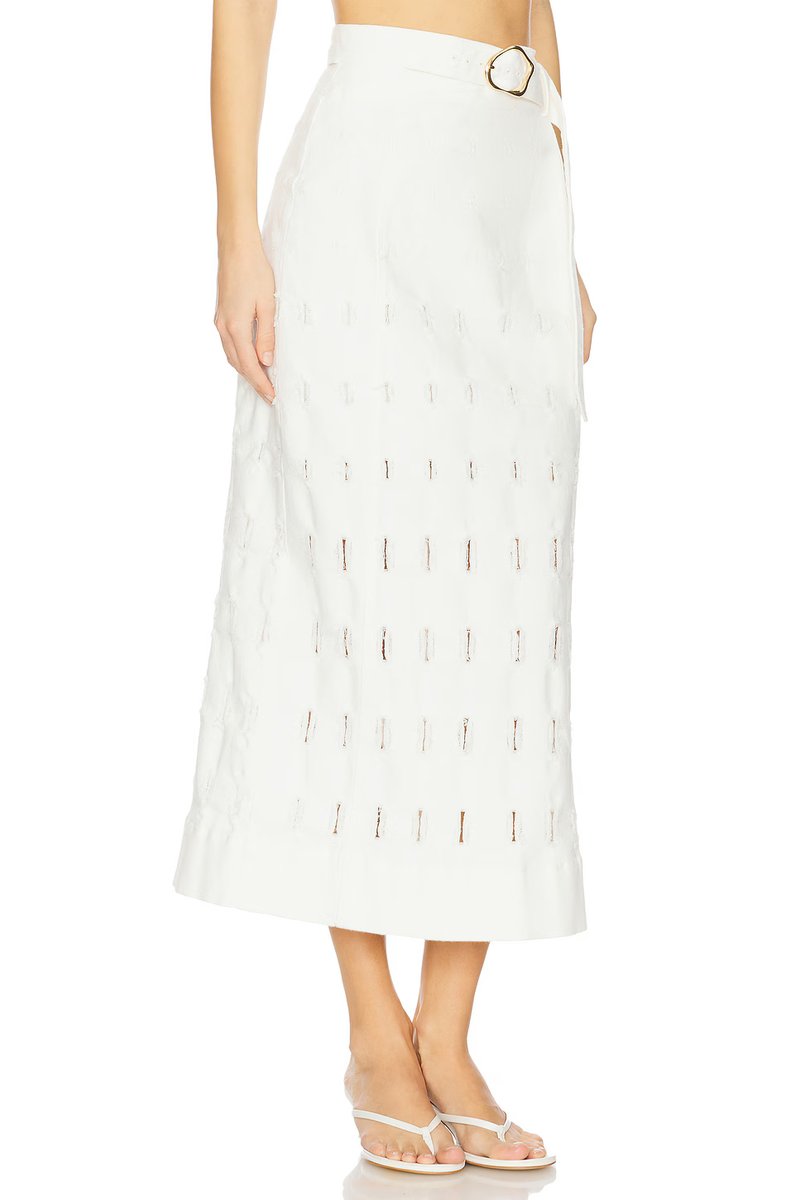 revolve Jay Textured Midi Skirt - 2