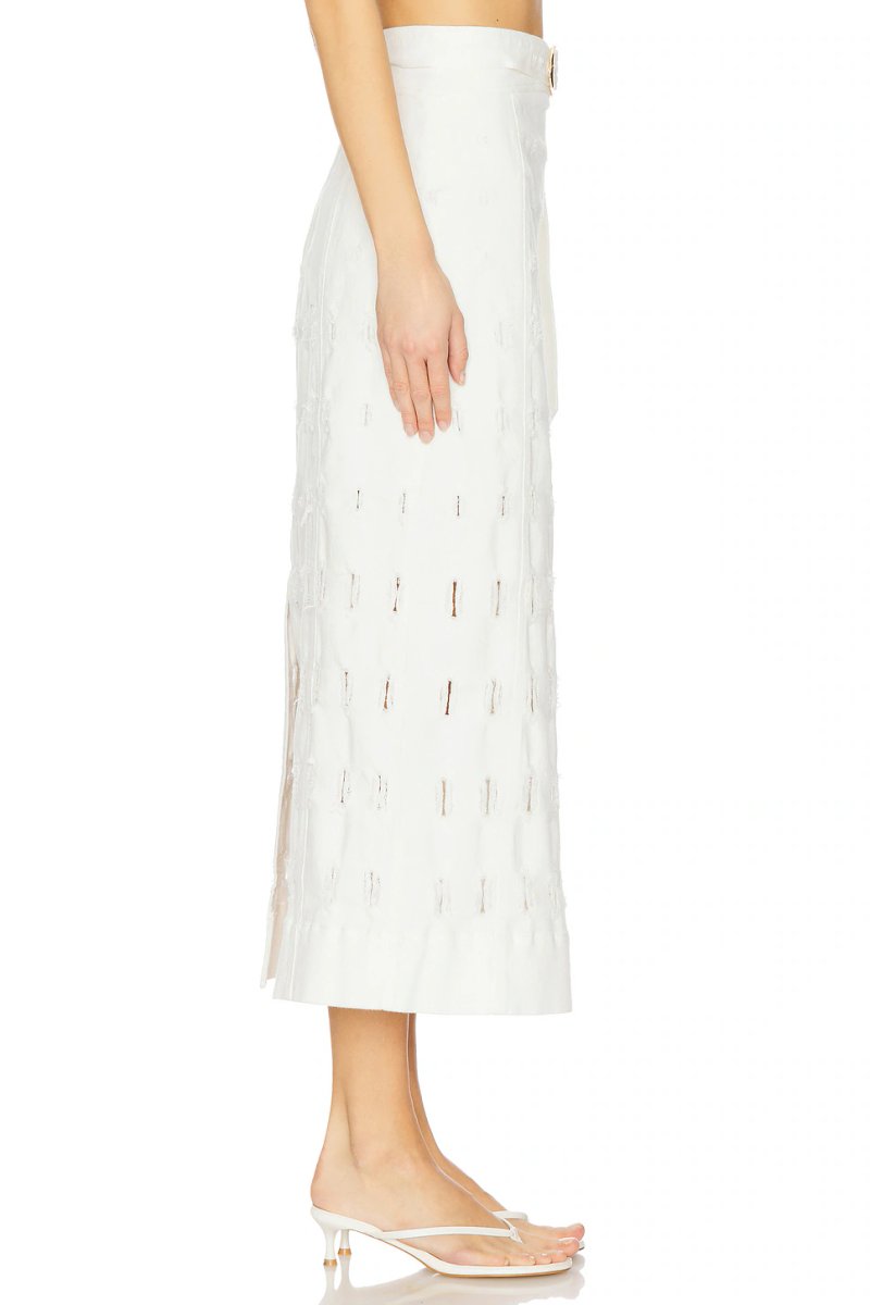 revolve Jay Textured Midi Skirt - 3