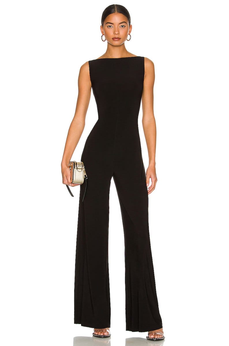 revolve Sleeveless X Straight Leg Jumpsuit - 1