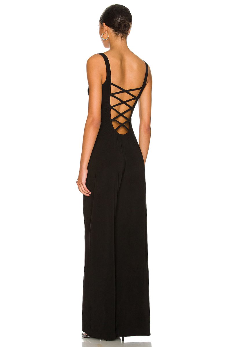 revolve Sleeveless X Straight Leg Jumpsuit - 3