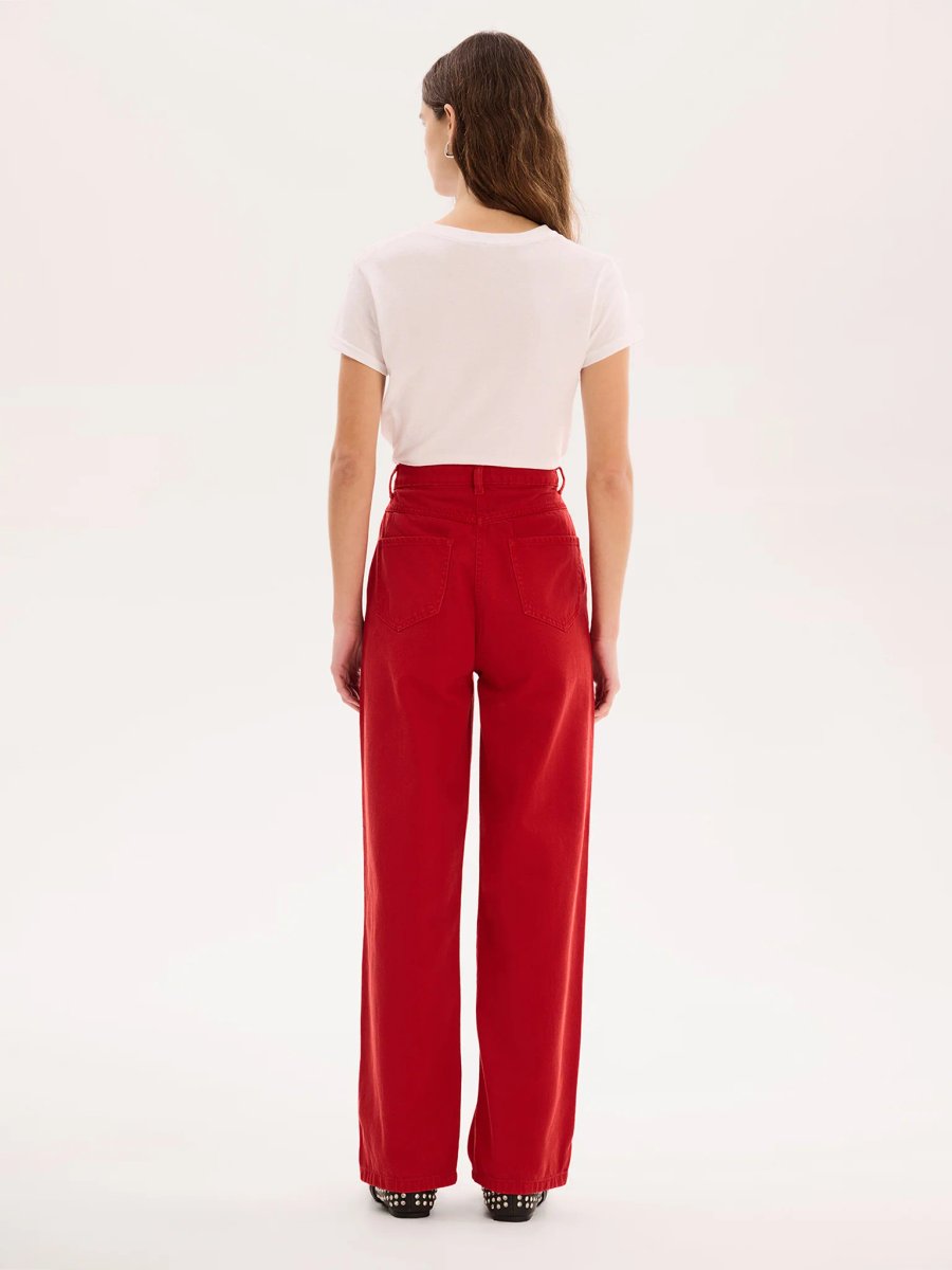 OMNES Marlo Jean in Red - 4