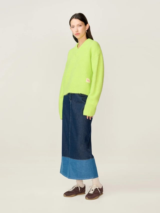OMNES STUDIO OMNES Daria Jumper in Green - 3