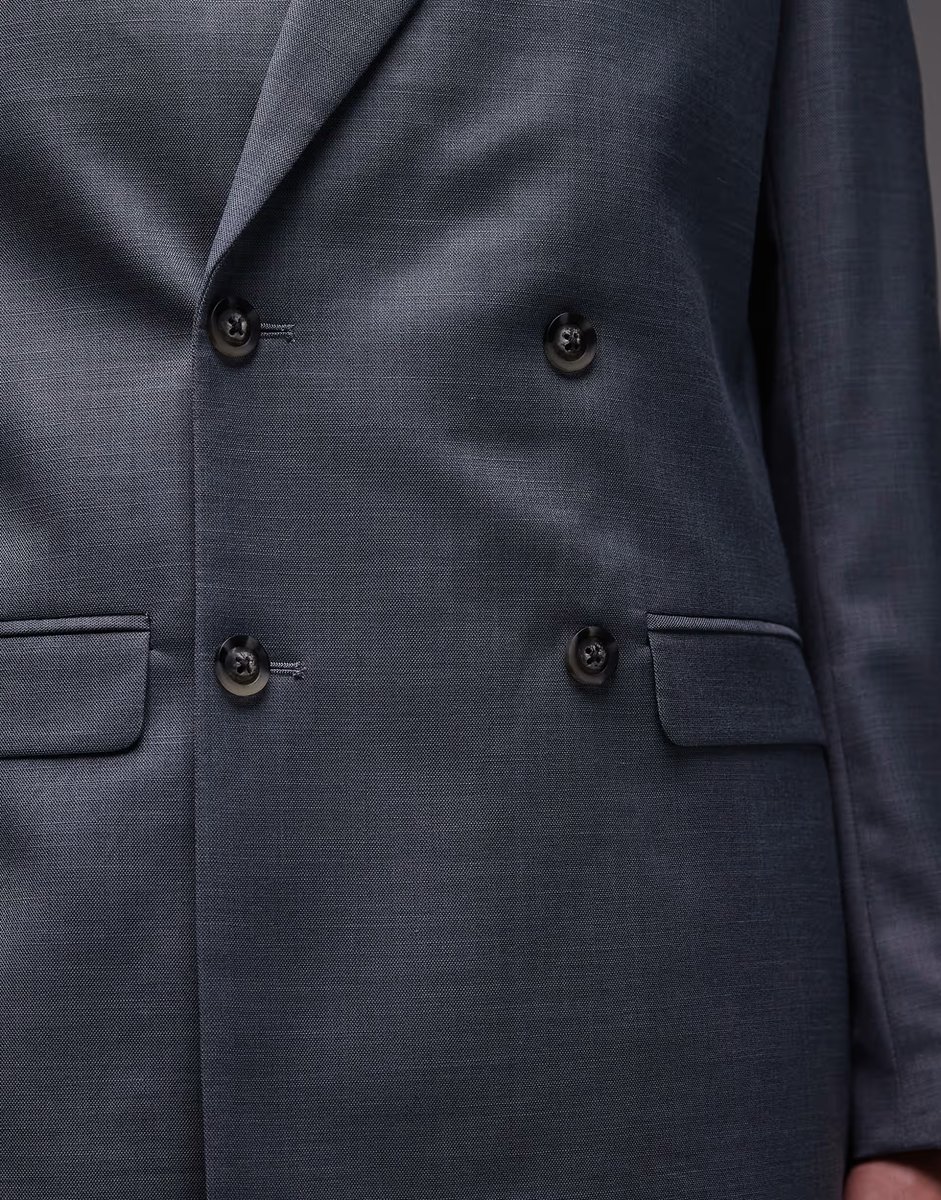 ASOS Topman relaxed suit jacket in blue - 2