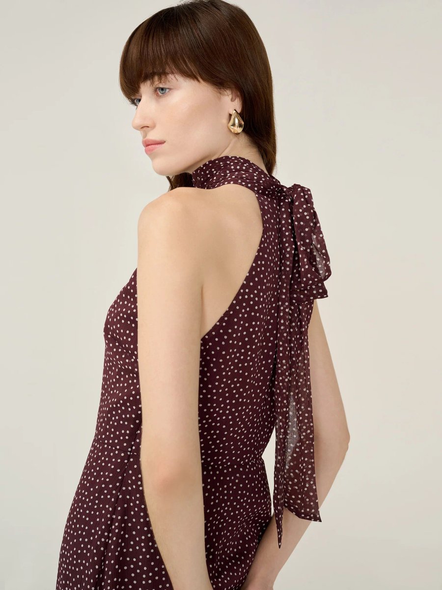 OMNES Romeo Dress in Chocolate - 2