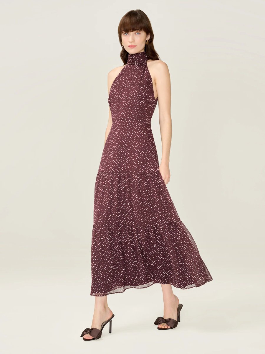 OMNES Romeo Dress in Chocolate - 3