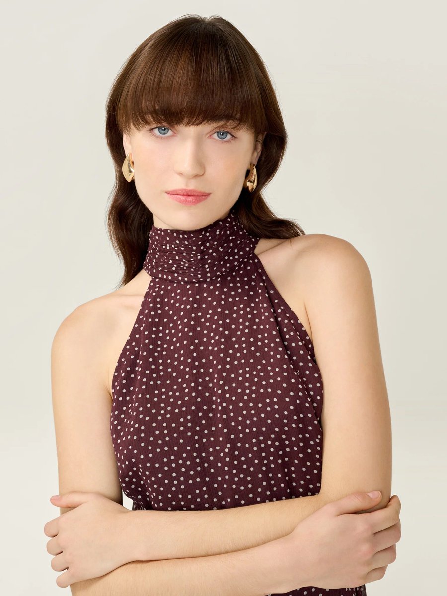 OMNES Romeo Dress in Chocolate - 4