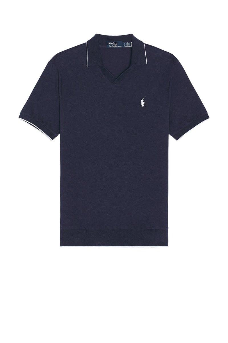 revolve Short Sleeve Johnny Collar Polo