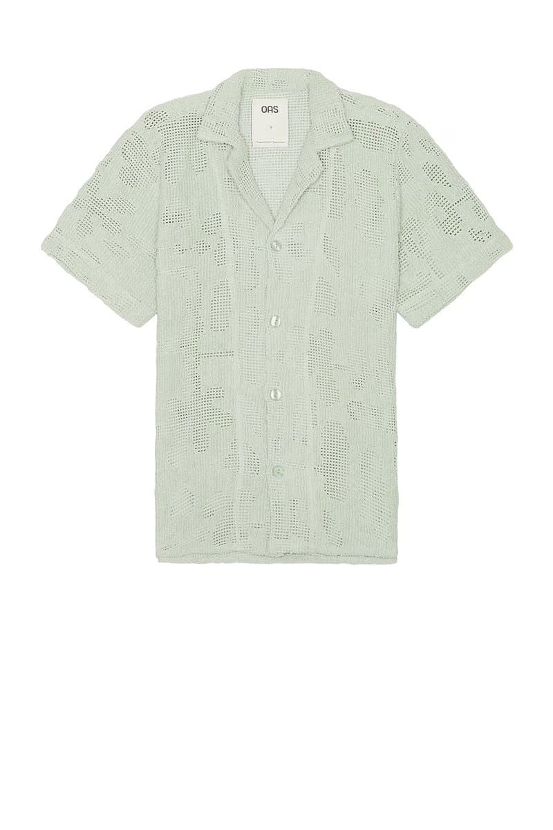 revolve Galbanum Cuba Crochet Shirt