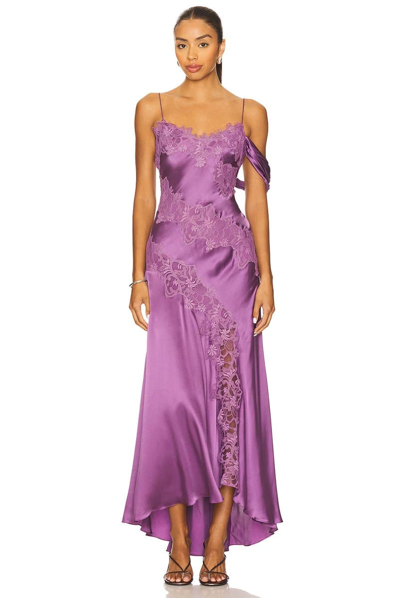 revolve Reese Cascade Lace Gown