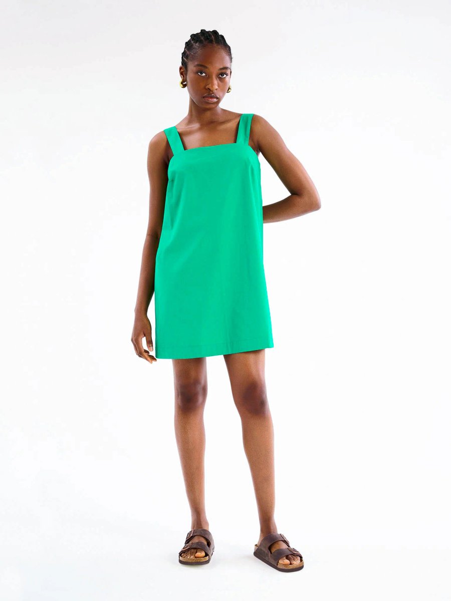 OMNES Annabella Dress in Green - 3