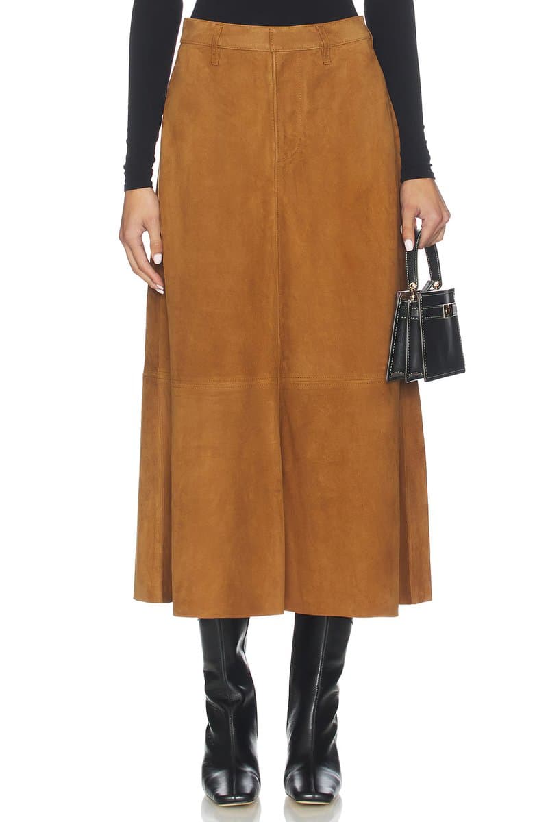 revolve Suede Cassia Skirt
