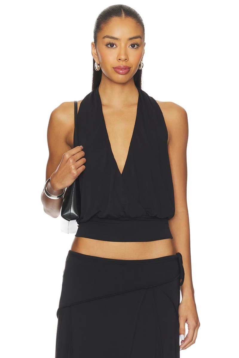 revolve Revolve Halter Top in Black