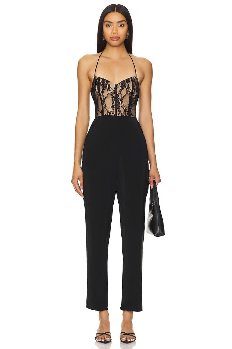 revolve Bella Lace Jumpsuit