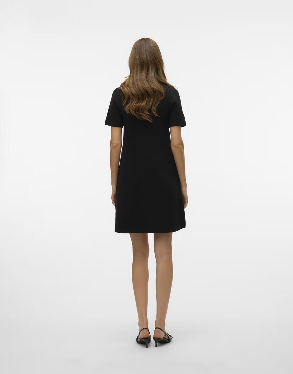 ASOS Vero Moda Knitted dress in black - 4