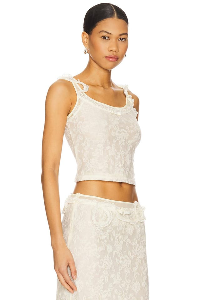 revolve Lace Layered Top - 2