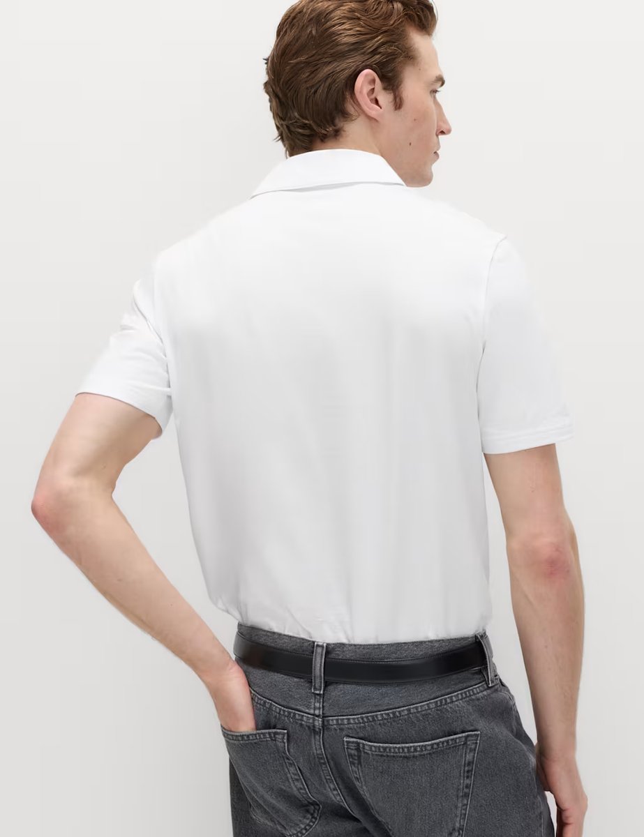 Marks & Spencer M&S 5 Pack Pure Cotton Polo Shirts White Mix - 3