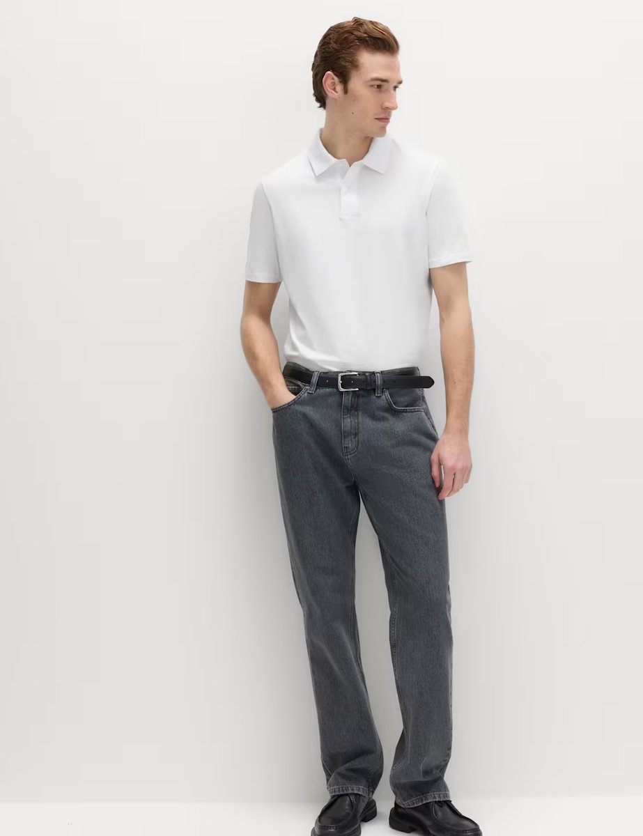 Marks & Spencer M&S 5 Pack Pure Cotton Polo Shirts White Mix - 4