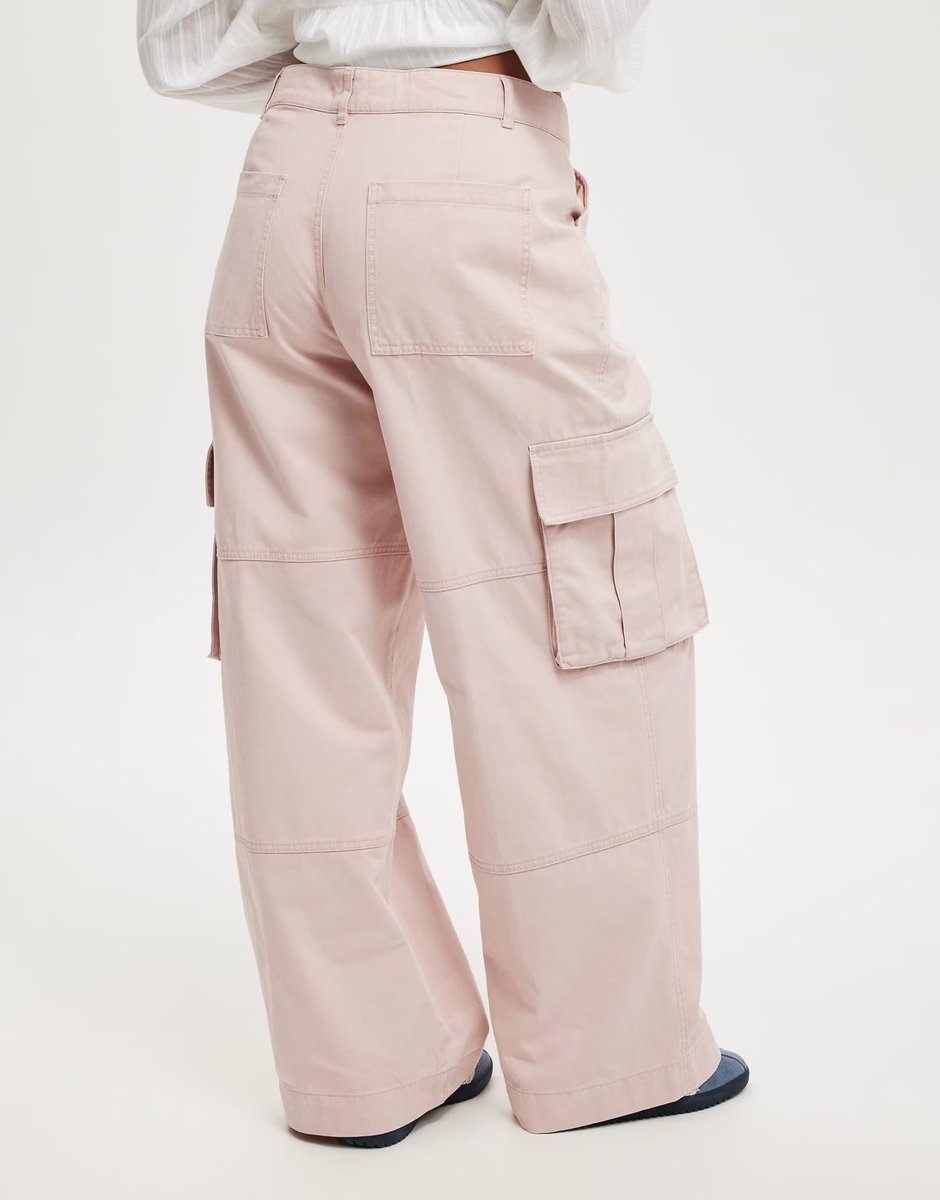 ASOS Cotton On Benny cargo pant in pink  - PINK - 2