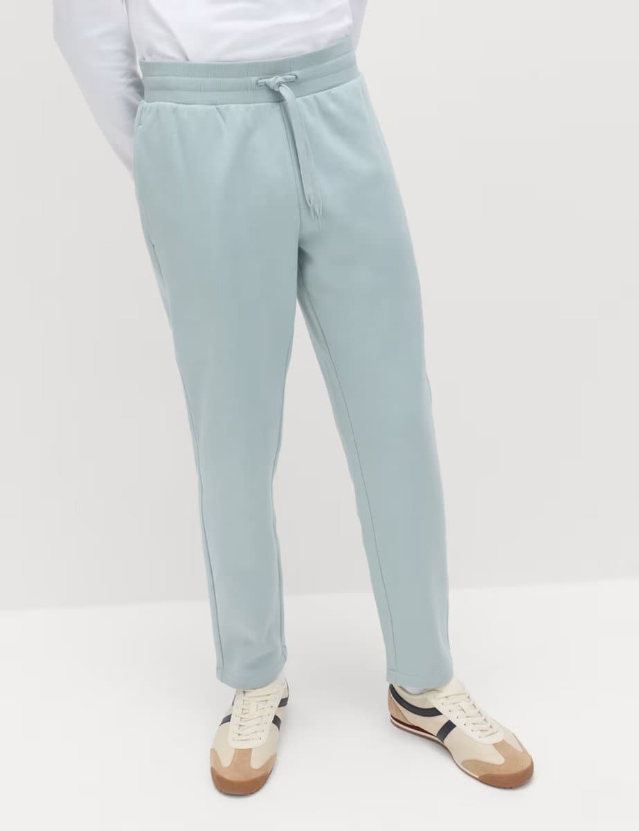 Marks & Spencer M&S Soft Blue Relaxed Fit Joggers in Soft Blue