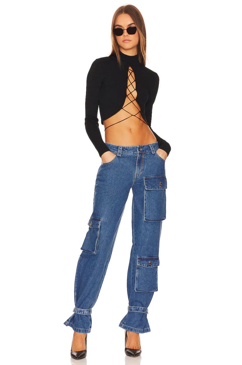 revolve Denim Cargo Jeans - 4