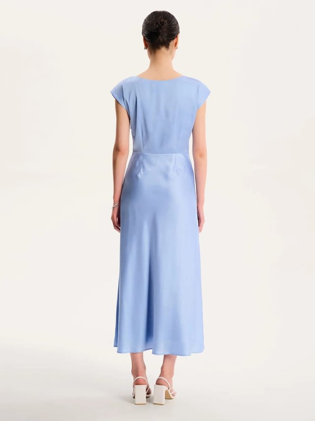 OMNES Lovette Dress in Vista Blue - 2