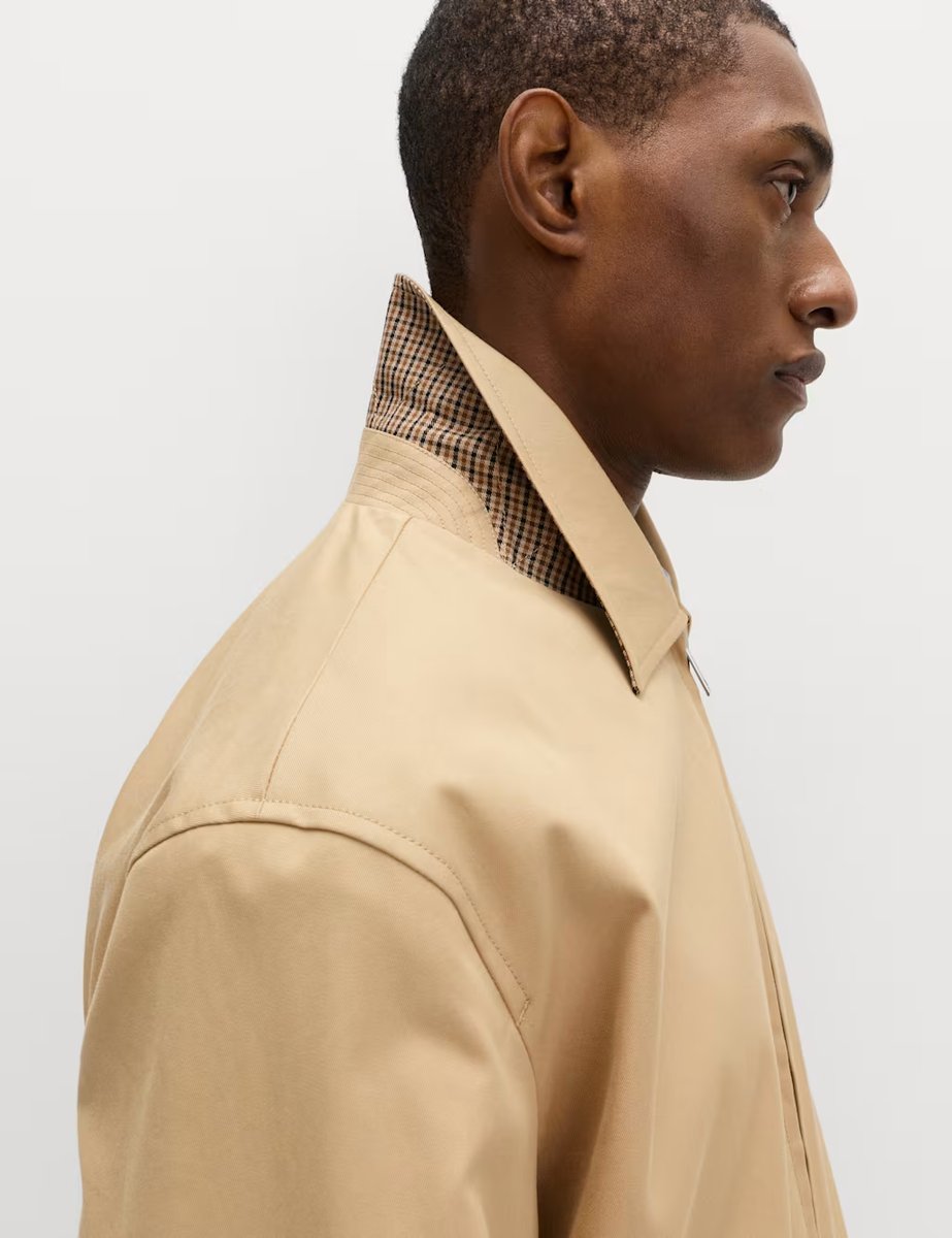 Marks & Spencer M&S Pure Cotton Harrington Jacket Light Caramel - 2