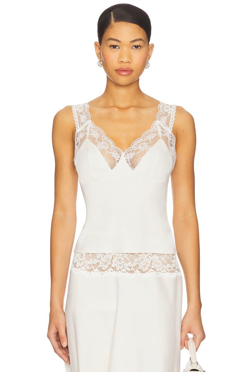 revolve Revolve Harper Satin Cami in Heaven