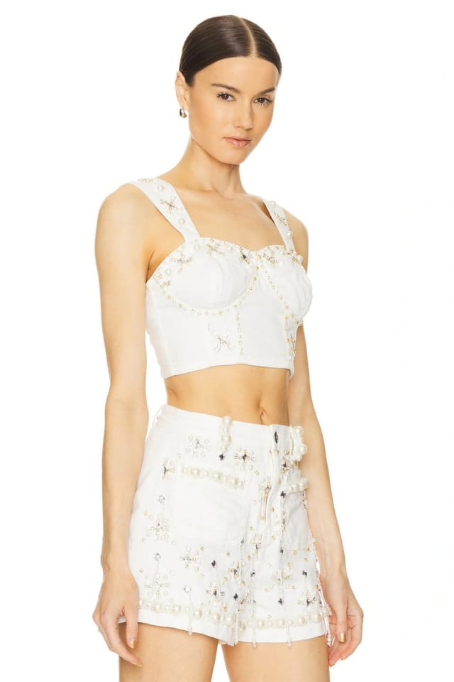revolve Hand Beaded Top - 2